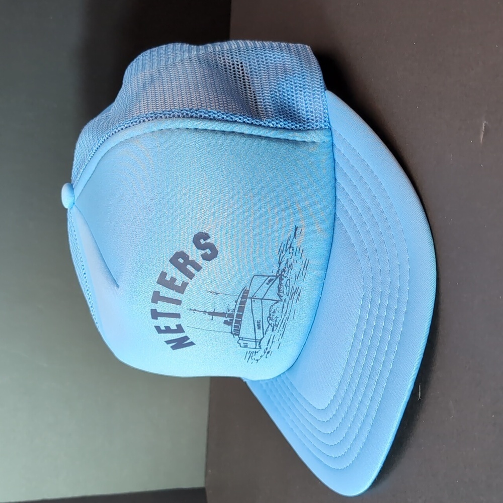 Blue Mesh Trucker Hat